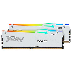 Модуль пам'яті Kingston Fury Beast RGB, 32 Гб., Білий