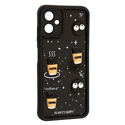 Чехол (накладка) Samsung A065 Galaxy A06, HAPPY Cookie, Черный
