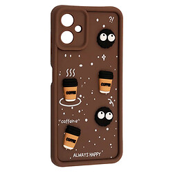 Чехол (накладка) Samsung A065 Galaxy A06, HAPPY Cookie, Коричневый