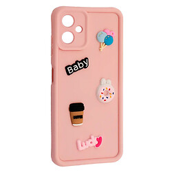 Чехол (накладка) Samsung A065 Galaxy A06, HAPPY Cookie, Light Pink, Розовый