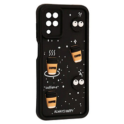 Чехол (накладка) Samsung A125 Galaxy A12 / M127 Galaxy M12, HAPPY Cookie, Черный