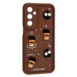 Чехол (накладка) Samsung A255 Galaxy A25 5G, HAPPY Cookie, Коричневый