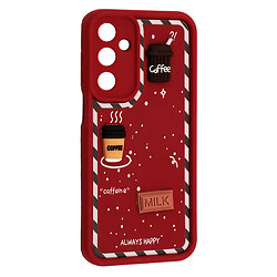 Чохол (накладка) Samsung Galaxy A26 5G, HAPPY Cookie, Marsala, Бордовий