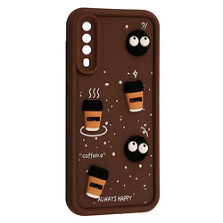 Чехол (накладка) Samsung A307 Galaxy A30s / A505 Galaxy A50, HAPPY Cookie, Коричневый
