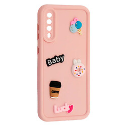 Чохол (накладка) Samsung A307 Galaxy A30s / A505 Galaxy A50, HAPPY Cookie, Light Pink, Рожевий