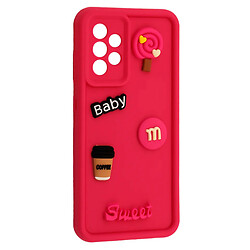 Чехол (накладка) Samsung A325 Galaxy A32, HAPPY Cookie, Розовый
