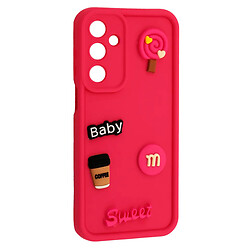 Чехол (накладка) Samsung A355 Galaxy A35 / A356 Galaxy A35 5G, HAPPY Cookie, Розовый