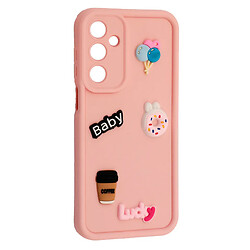 Чохол (накладка) Samsung Galaxy A36 5G / Galaxy A56 5G, HAPPY Cookie, Light Pink, Рожевий