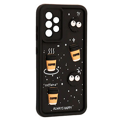 Чехол (накладка) Samsung A525 Galaxy A52, HAPPY Cookie, Черный