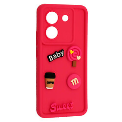 Чехол (накладка) Xiaomi Poco M7 Pro 5G / Redmi Note 14 5G, HAPPY Cookie, Розовый