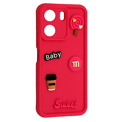 Чехол (накладка) Xiaomi Poco C65 / Redmi 13C, HAPPY Cookie, Розовый