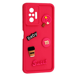 Чехол (накладка) Xiaomi Redmi 10 Pro Max / Redmi Note 10 Pro, HAPPY Cookie, Розовый