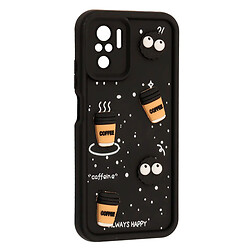 Чехол (накладка) Xiaomi Redmi Note 10 / Redmi Note 10s, HAPPY Cookie, Черный
