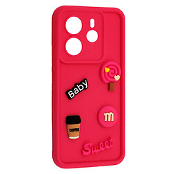 Чехол (накладка) Xiaomi Redmi Note 14, HAPPY Cookie, Розовый