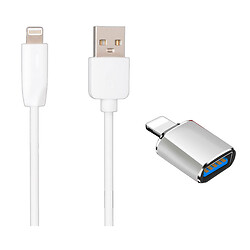 USB кабель Aixun UL1 Apple iPhone SE 2022 / iPhone 14 Pro Max / iPhone 14 Plus / iPhone 14 Pro / iPhone 14 / iPhone 13 Pro / iPhone 13 Mini / iPhone 13 / iPhone 13 Pro Max / iPhone 12 Mini / iPhone 12 Pro Max / iPhone 12 Pro, Lightning, 1.0 м., Белый