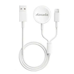 USB кабель Azeada PD-W14, Lightning, 1.0 м., Белый