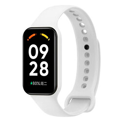 Ремінець Xiaomi Mi Band 8 Active / Redmi Smart Band 2, Silicone Band, Білий