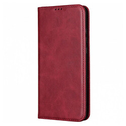 Чехол (книжка) Samsung A075 Galaxy A07, Leather Case Fold, Dark Red, Красный