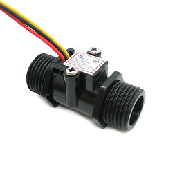 Датчик потоку рідини WaterFlowSensor-YF-S201C-Black