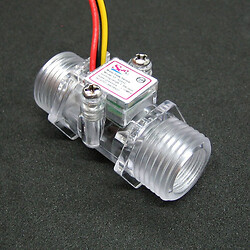 Датчик потоку рідини WaterFlowSensor-YF-S201C-Transparent