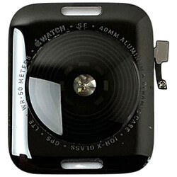 Задня кришка Apple Watch SE 40, High quality, Чорний
