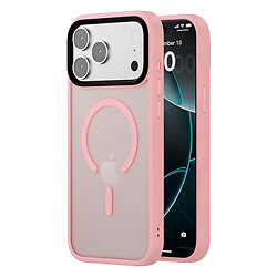 Чехол (накладка) Apple iPhone 17 Pro Max, Epik Metal Buttons Colorful, MagSafe, Розовый