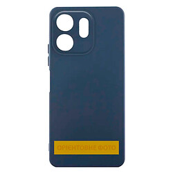 Чехол (накладка) Motorola Edge 50 Pro, GETMAN Liquid Silk, Midnight Blue, Синий