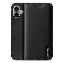 Чехол (книжка) Apple iPhone 17, Dux Ducis Hivo, Черный