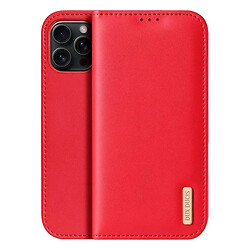 Чехол (книжка) Apple iPhone 17 Pro, Dux Ducis Hivo, Красный