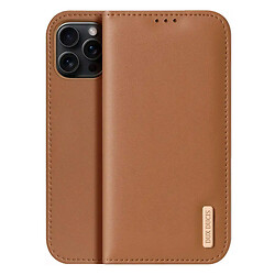 Чехол (книжка) Apple iPhone 17 Pro Max, Dux Ducis Hivo, Коричневый
