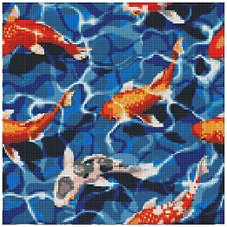 Алмазна мозаїка "Японські коропи", Ідейка