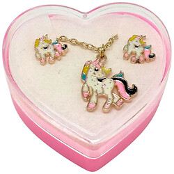 Детский набор украшений "Пони": кулон+серьги, Mic