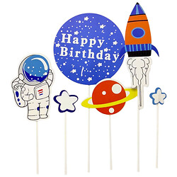 Топпер на торт "Happy Birthday: КОСМОС", дитячий, Mic