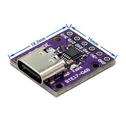 Перетворювач інтерфейсів CH340E Type-C to TTL