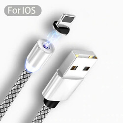USB кабель Magnetic Cable Lightning Silver, Lightning, 1.0 м., Срібний