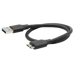 USB кабель CAB-USB-3.0 - USB-Micro-B, Micro-B, 0.5 м., Черный