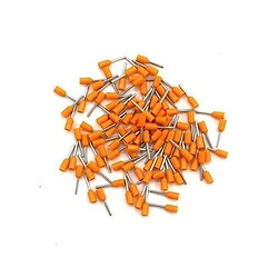 Наконечник втулочный изолированный 1008-Orange-1000pcs