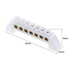 Клеммник барьерный Bridge-T-07P-White