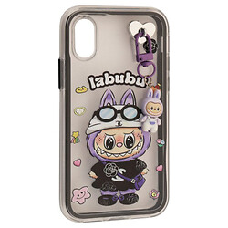 Чохол (накладка) Apple iPhone X / iPhone XS, Labubu, Чорний