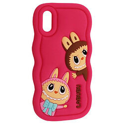 Чохол (накладка) Apple iPhone XR, Labubu, Hot Pink, Рожевий