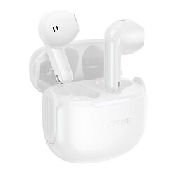 Bluetooth-гарнітура Borofone FQ8 High, Стерео, Білий