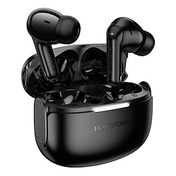 Bluetooth-гарнітура Borofone FQ9 Peaceful, Стерео, Чорний
