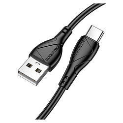 USB кабель Borofone BX121 Energy, Type-C, 1.0 м., Чорний