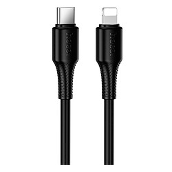 USB кабель Hoco X120 Beneficio Apple iPhone SE 2022 / iPhone 14 Pro Max / iPhone 14 Plus / iPhone 14 Pro / iPhone 14 / iPhone 13 Pro / iPhone 13 Mini / iPhone 13 / iPhone 13 Pro Max / iPhone 12 Mini / iPhone 12 Pro Max, Lightning, 1.0 м., Чорний