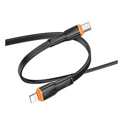 USB кабель Borofone BX118 Esplendido Apple iPhone SE 2022 / iPhone 14 Pro Max / iPhone 14 Plus / iPhone 14 Pro / iPhone 14 / iPhone 13 Pro / iPhone 13 Mini / iPhone 13 / iPhone 13 Pro Max / iPhone 12 Mini / iPhone 12 Pro Max, Lightning, 1.0 м., Чорний