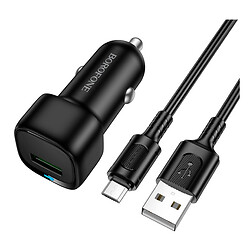 АЗУ Borofone BZ34 Cloud, С кабелем, MicroUSB, Черный