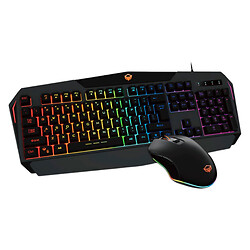 Клавіатура та миша Meetion C510 RGB, Чорний
