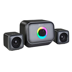 Колонки для компьютера Kisonli U-3200BT RGB, Серый