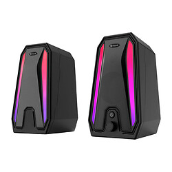 Колонки для компьютера Kisonli X10 RGB, Черный