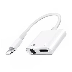 Адаптер GL029 Apple iPhone SE 2022 / iPhone 14 Pro Max / iPhone 14 Plus / iPhone 14 Pro / iPhone 14 / iPhone 13 Pro / iPhone 13 Mini / iPhone 13 / iPhone 13 Pro Max / iPhone 12 Mini / iPhone 12 Pro Max / iPhone 12 Pro, Lightning, 3.5 мм., Белый